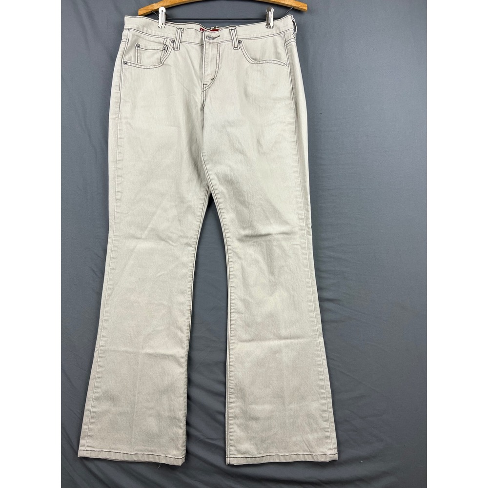 Levis 515 Nouveau Bootcut Stretch Jeans Mens 32x30 Tan Low Rise Excellent